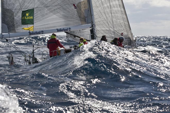 Rolex Middle Sea Race 2010 JUNO approaching Pantelleria Island<br />
  © Carlo Borlenghi / www.carloborlenghi.com